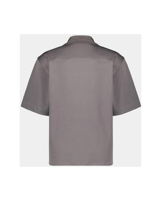 Marni Gray Short Sleeve Shirts for men