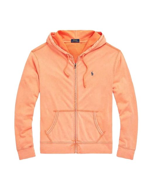 Polo Ralph Lauren Orange Zip-Throughs for men