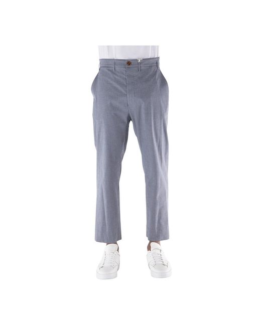 Vivienne Westwood Blue Cropped Trousers for men