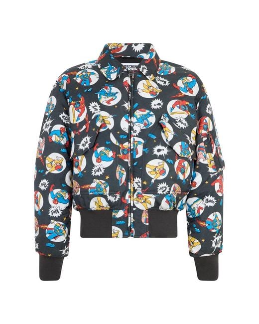 Moschino Bomberjack in het Blue voor heren