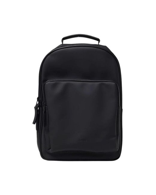 Rains Moderner Wasserdichter Rucksack in Black für Herren