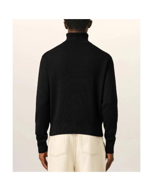 AMI De Coeur Turtleneck Sweater in het Black voor heren