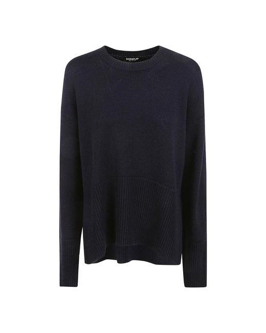 Dondup Blue Rundhals-Strickpullover