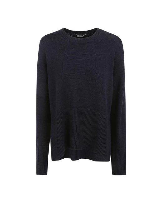 Dondup Blue Rundhals-Strickpullover
