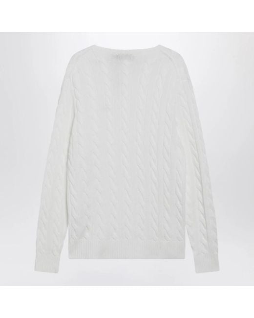 Polo Ralph Lauren White Round-Neck Knitwear for men