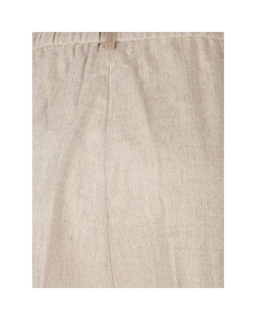 Fabiana Filippi Natural Straight Trousers