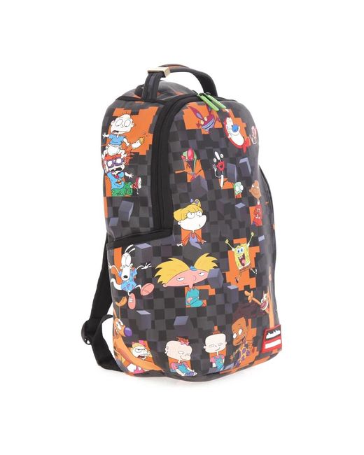 Sprayground Nicktoons checkers rucksack in Multicolor für Herren