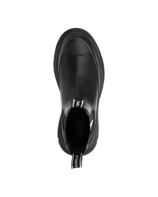 Karl Lagerfeld Black Chelsea Boots
