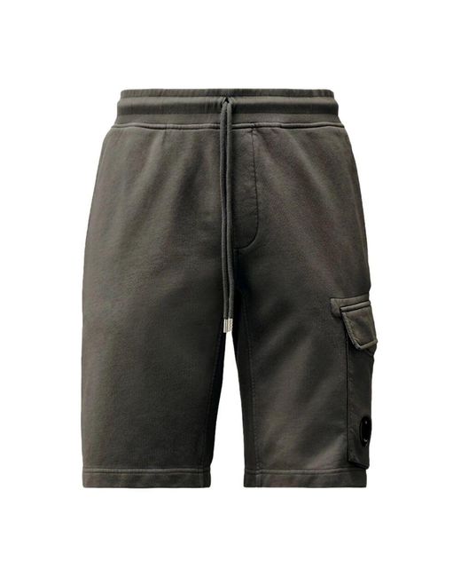 C P Company Dunkelgraue Cargo Shorts Revolutionieren Den Lässigen Stil in Gray für Herren