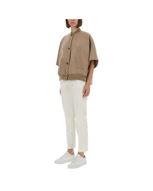 Max Mara Capes in het Natural