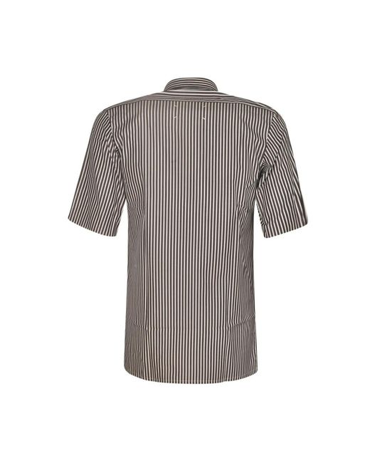 Maison Margiela Gray Short Sleeve Shirts for men