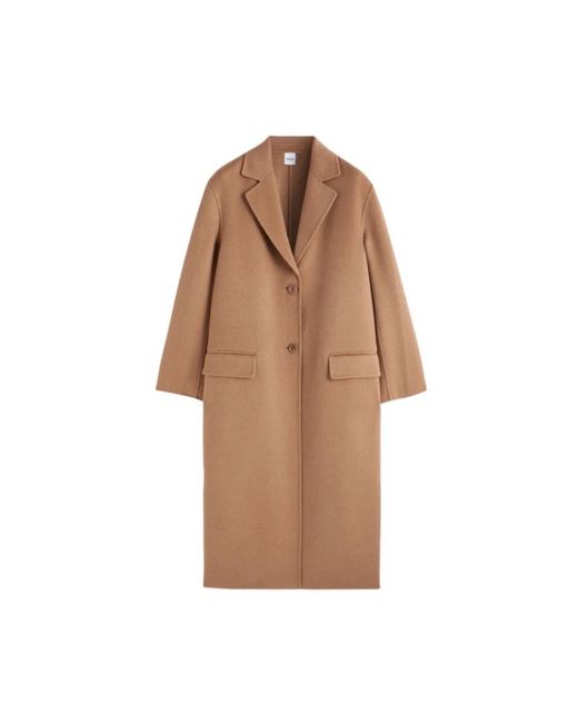 Aspesi Brown Single-Breasted Coats