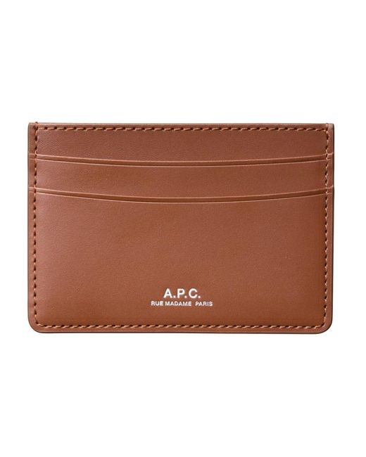 A.P.C. Brown Wallets & Cardholders for men