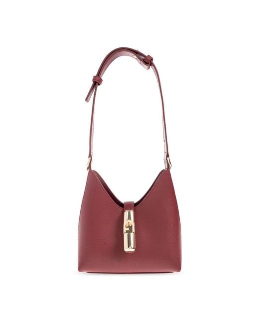 Furla Red Iride Mini Hobo-Tasche