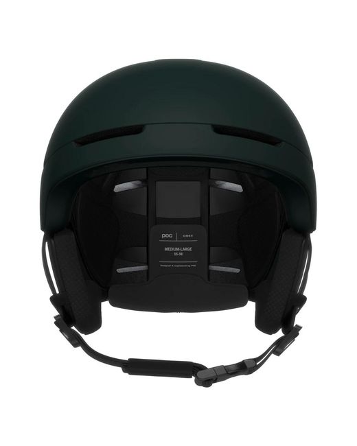 Poc Black Grüner Matt Obex Mips Helm