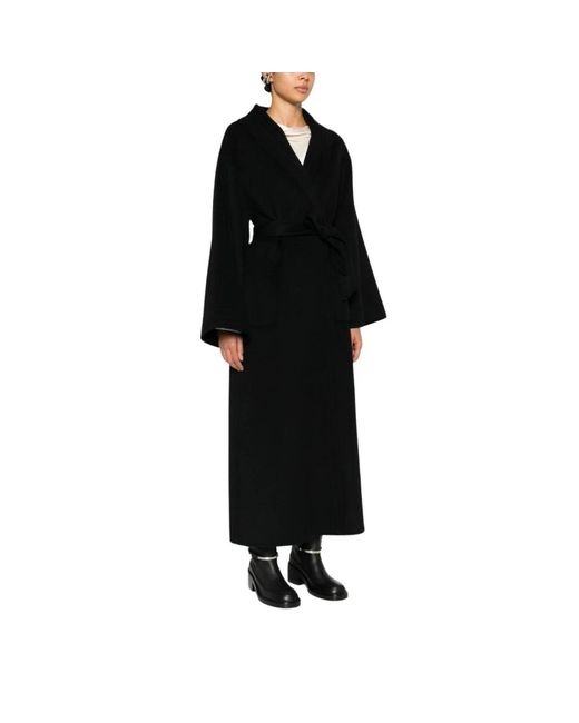 Belted Coats di Emporio Armani in Black