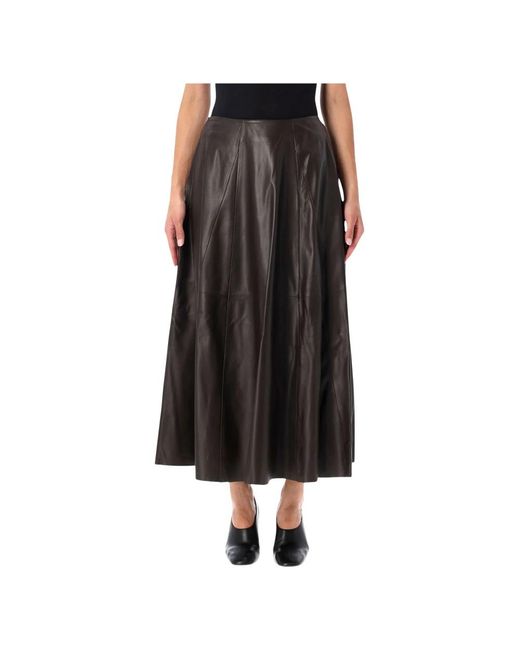 Arma Leather Skirts in het Black