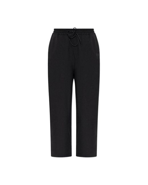 Y-3 Black Straight Trousers