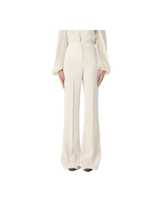 Twinset White Wide Trousers