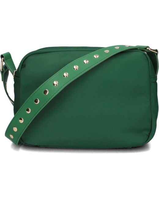 Nunoo Green Grüne Nylon-Schultertasche Ellie