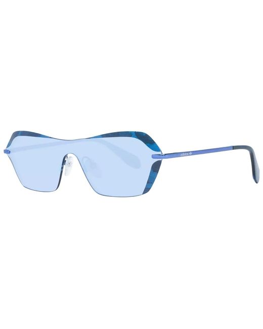 Adidas Blue Blaue sonnenbrille mit spiegeleffekt