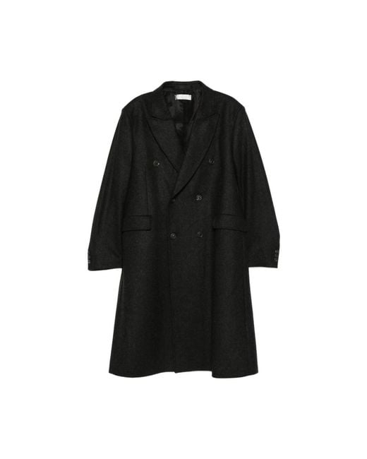 Our Legacy Grijze Double-Breasted Jas Met Peak Revers in het Black voor heren