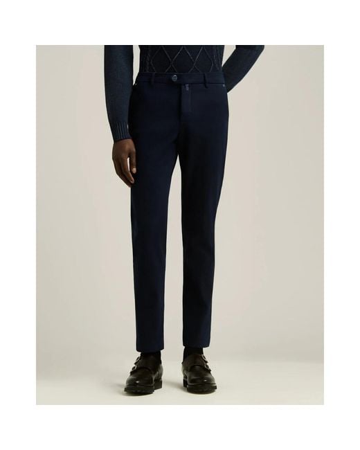 Kiton Blue Chinos for men
