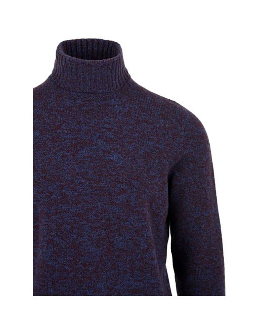 Drumohr Blue Turtlenecks for men