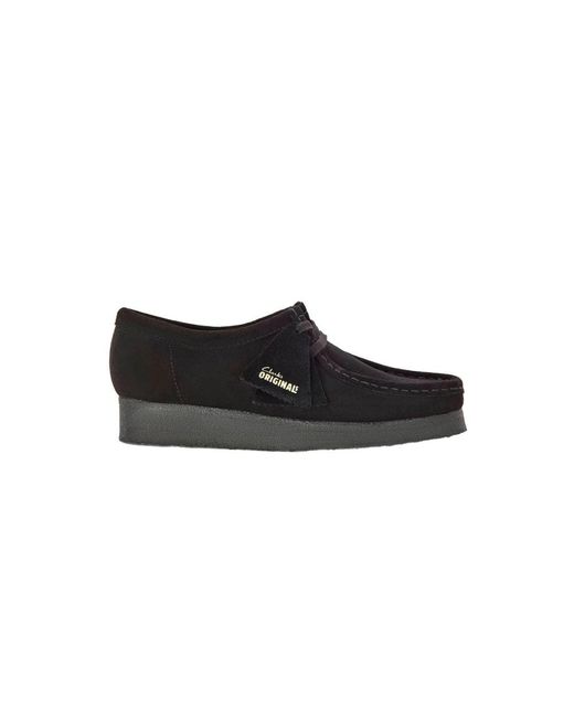 Clarks Black Laced Shoes for men