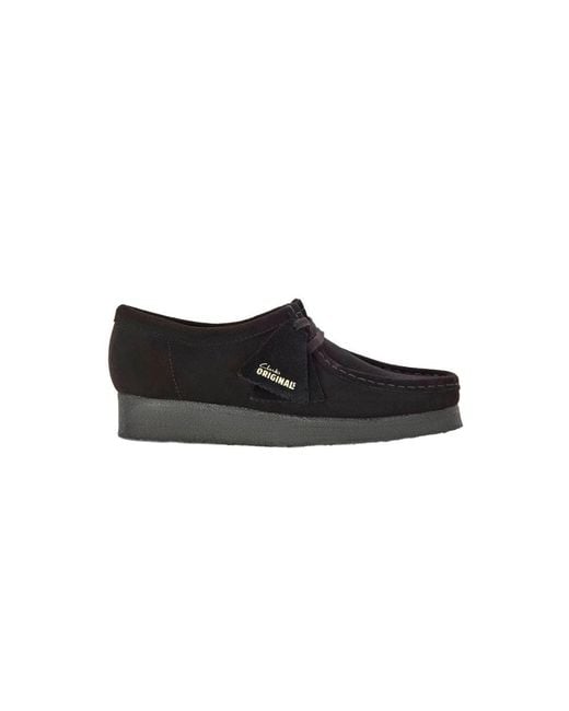 Clarks Black Laced Shoes for men