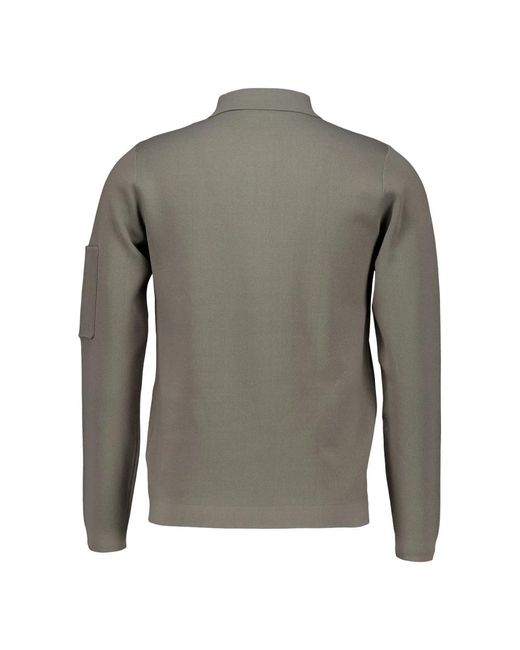 Genti Gray Zip-Throughs for men