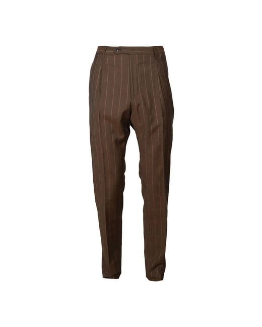 Tagliatore Brown Single Breasted Suits for men