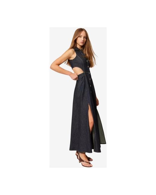 Twinset Blue Maxi Dresses