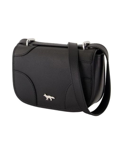 Maison Kitsuné Mini Boogie Crossbody in Black | Lyst