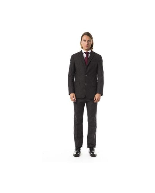 Byblos Black Single Breasted Suits for men