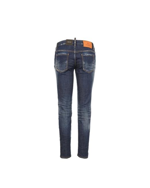 DSquared² Blue Slim-Fit Jeans
