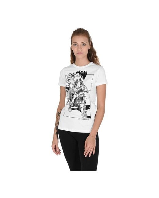 T-Shirts di Love Moschino in White