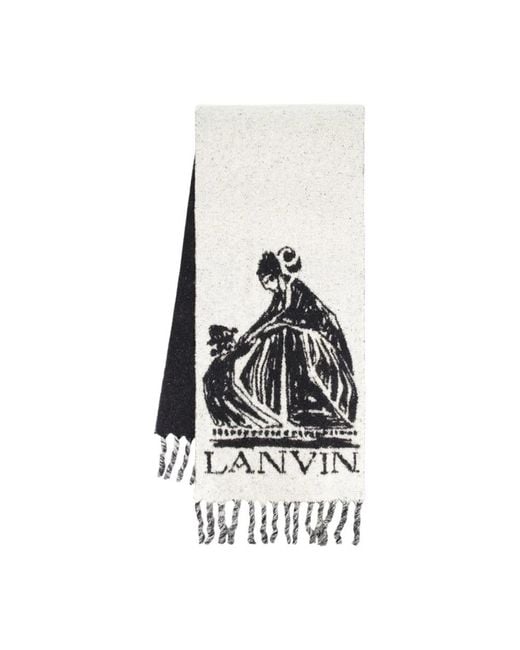 Winter Scarves di Lanvin in Black