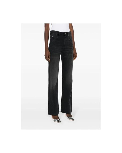 Isabel Marant Jeans ,Zwart ,Denim Belvira Flared Jeans in het Black