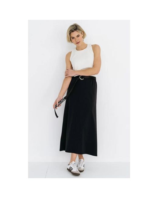 Maicazz Rokken ,Zwart ,Leer Klassieke Zwarte Reisrok Pretty in het Black