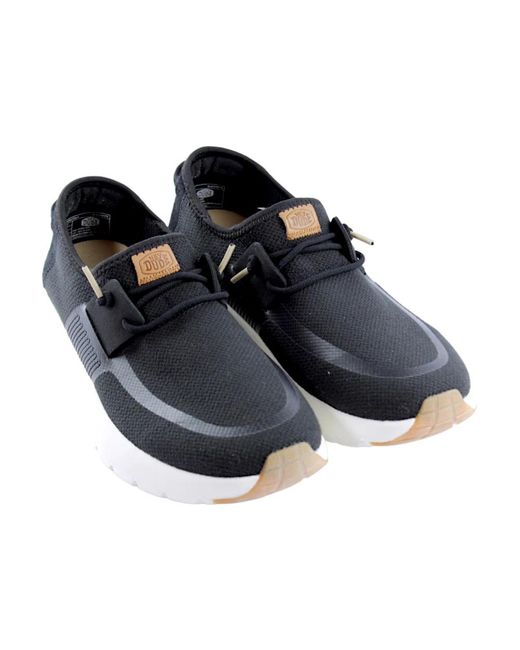 HeyDude Black Sneakers for men