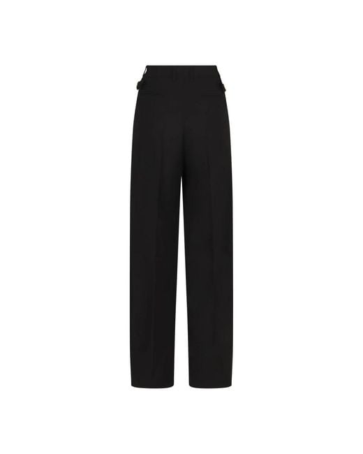 PT01 Black Wide Trousers