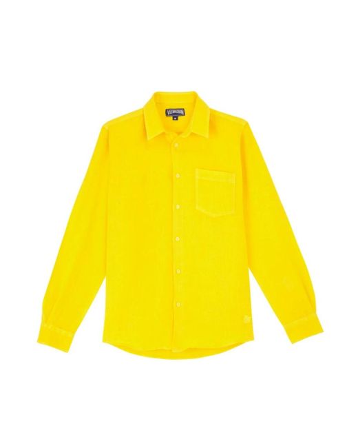 Vilebrequin Hemden in het Yellow voor heren