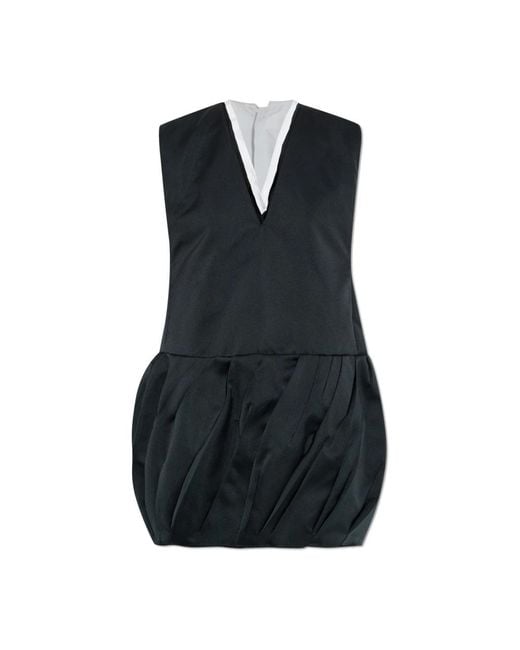 Jil Sander Black Short Dresses