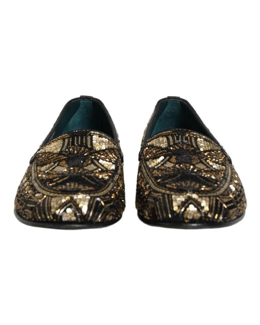 Dolce & Gabbana Black Loafers for men