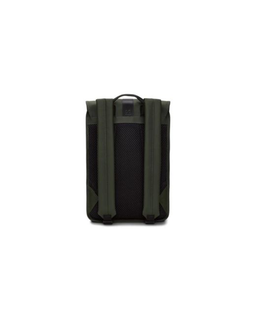 Rains Black Backpacks