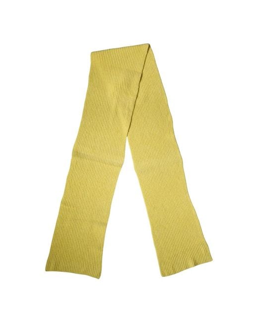 Dolce & Gabbana Yellow Winter Scarves