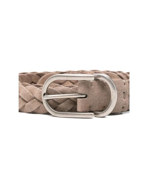 Brunello Cucinelli Brown Belts for men