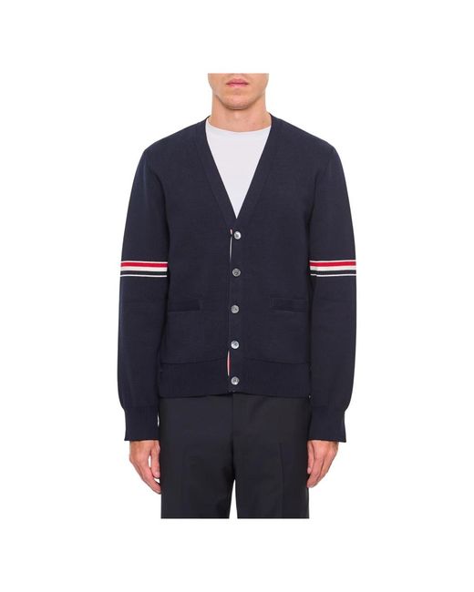 Cardigans Thom Browne de hombre de color Blue