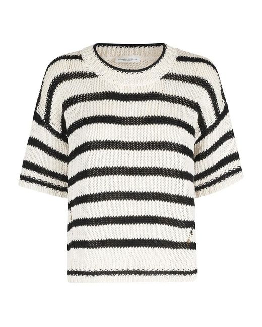 Roberto Collina Multicolor Gestreifter Pullover